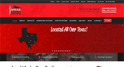 Desktop Screenshot of jamarroofing.com